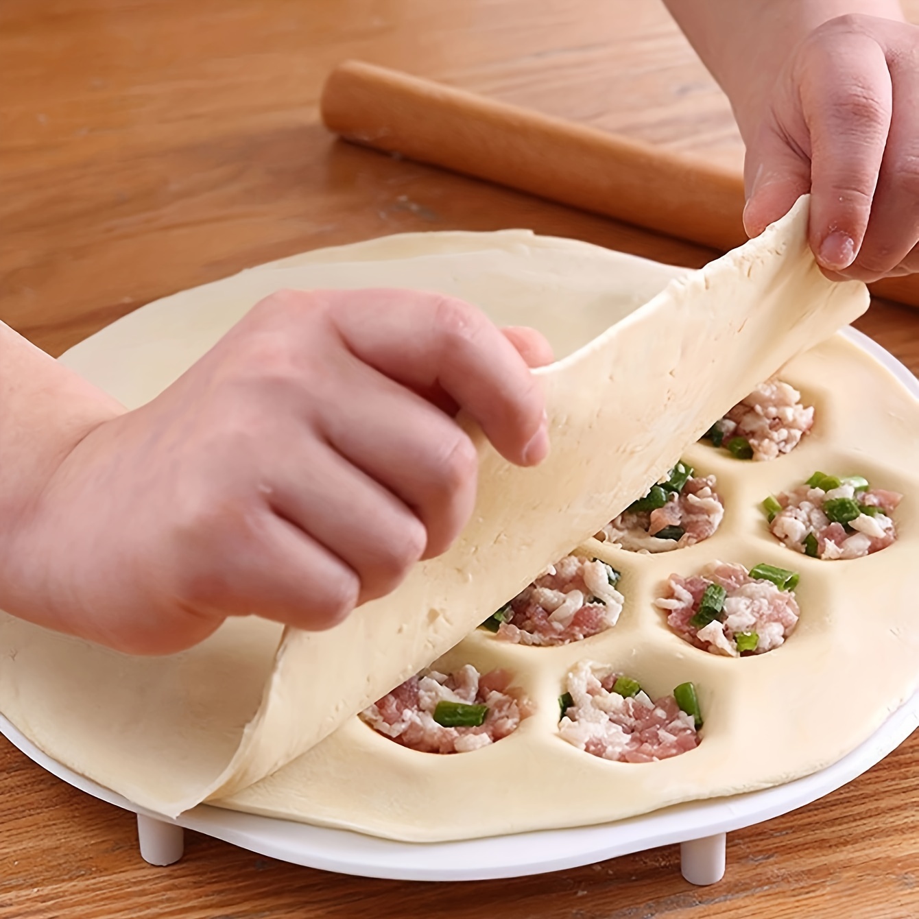Dumpling Press Set - 1pc- Simple Chinese Dumplings Mould, Kitchen