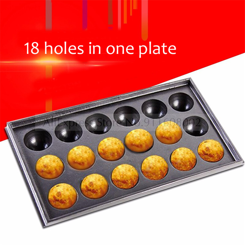 Takoyaki Grill Plate - 1 Piece Octopus Balls Plate Nonstick