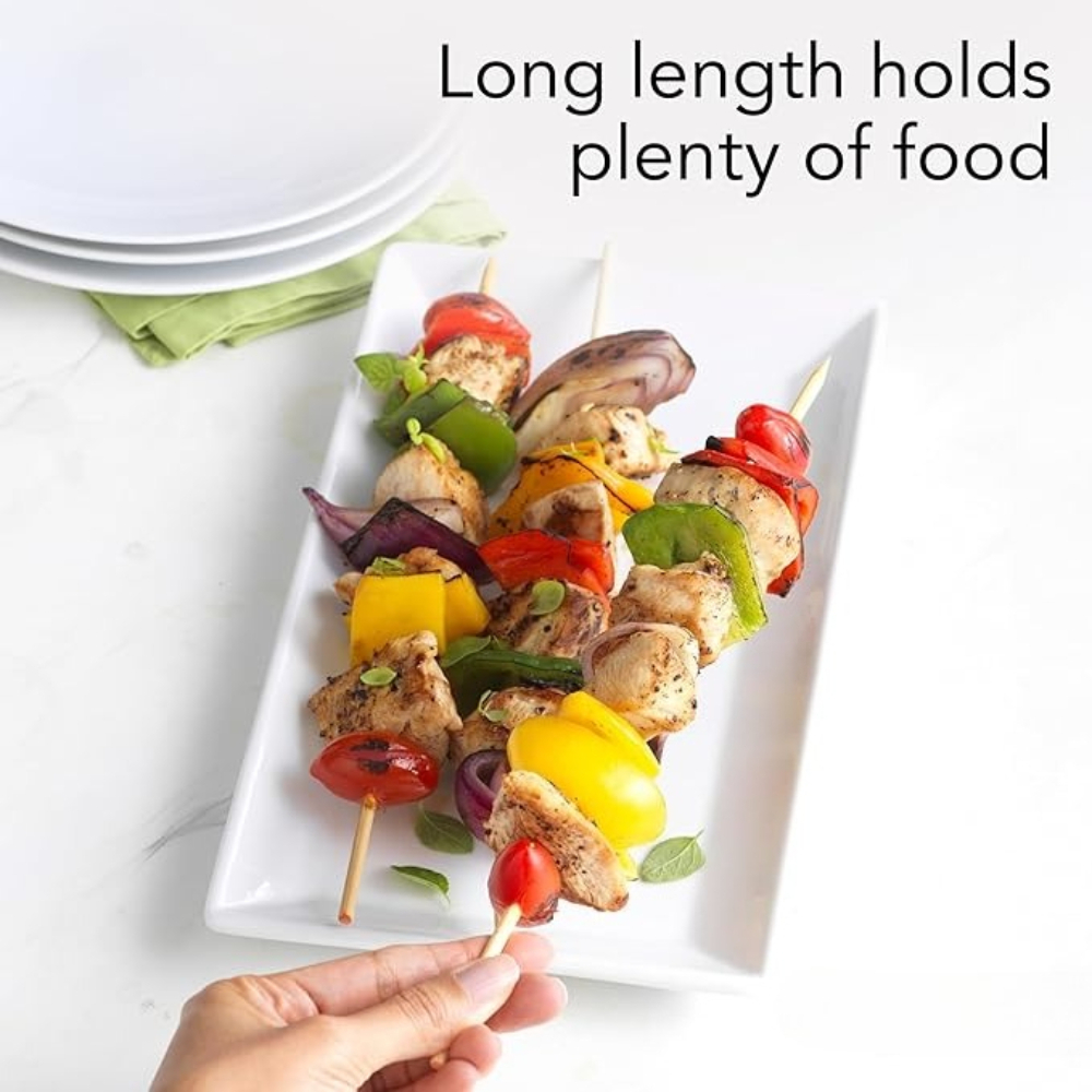 1350/90Pcs Natural BBQ Skewers - Corn Dog Stick 评论和价格