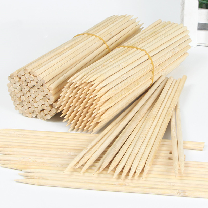 20/30/40cm x 5mm Bamboo Wooden - Corn Dog Stick 评论和价格