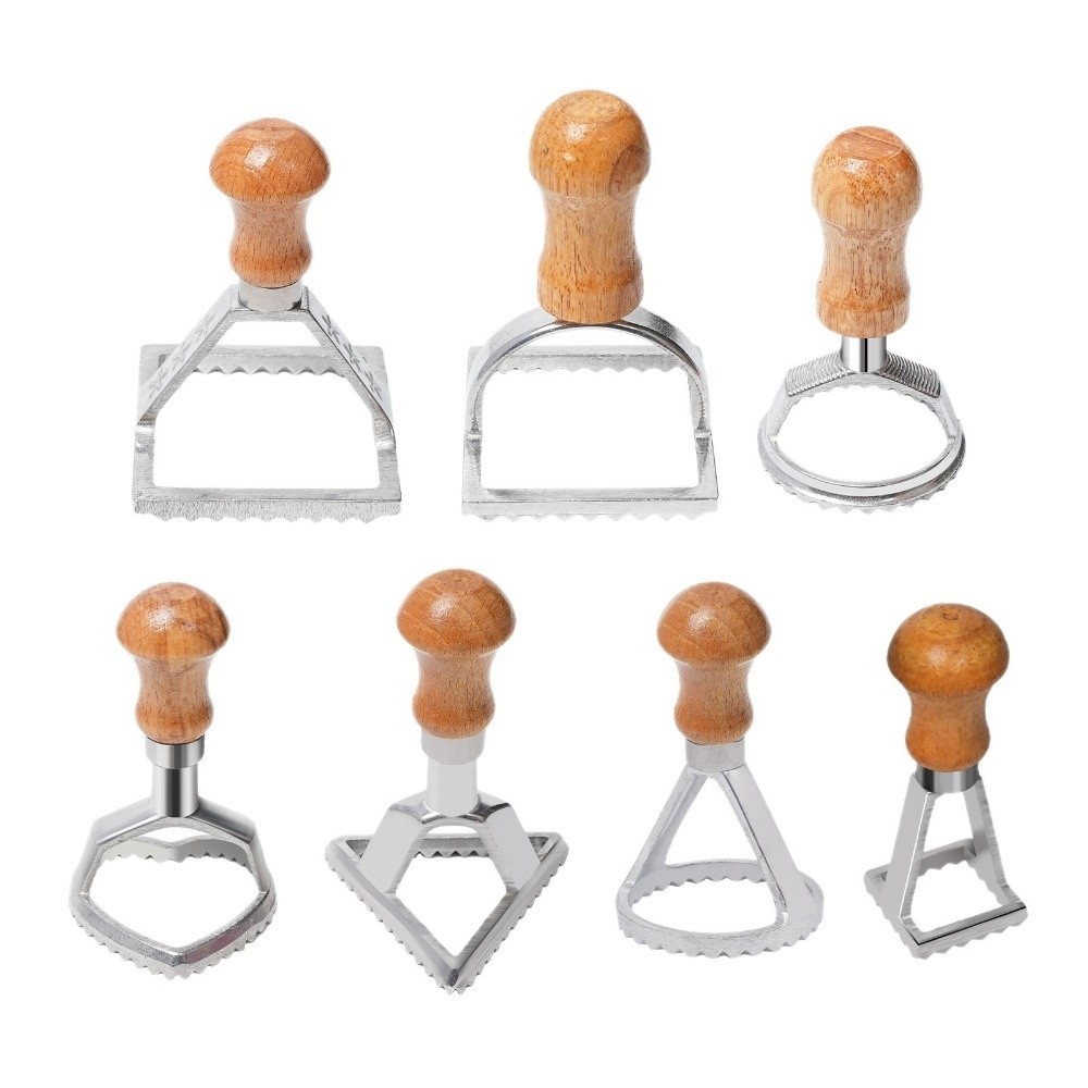 7PCS Individual Upright Raviol - Dumpling Press Set 评论和价格