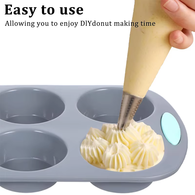 Silicone Fluted Cake Pans Non- - Donut Mold Silicone 评论和价格